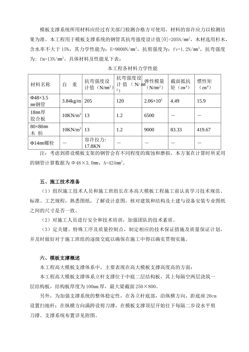 高大支模工程施工方案_第3页