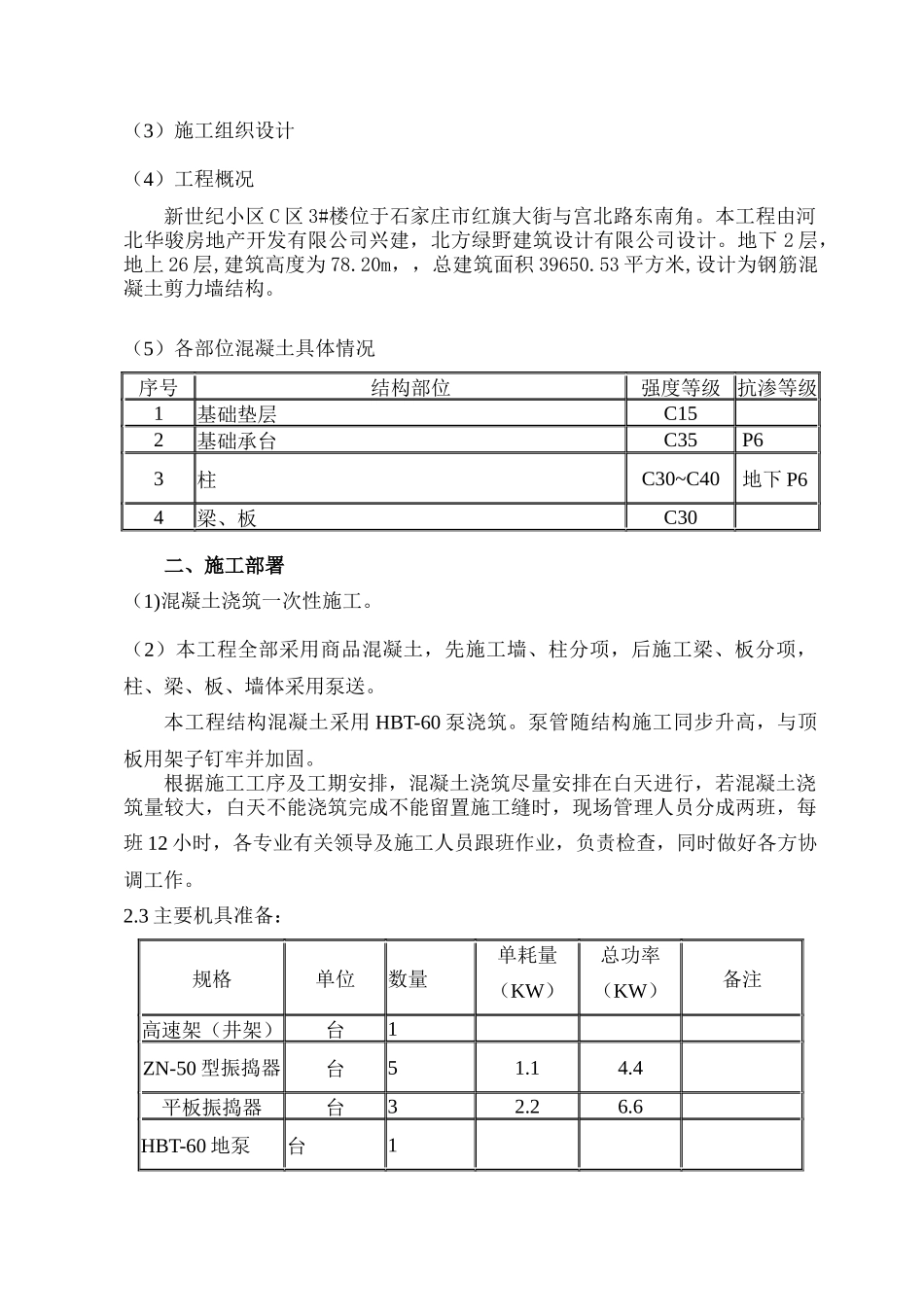 楼混凝土工程施工方案复件_第3页