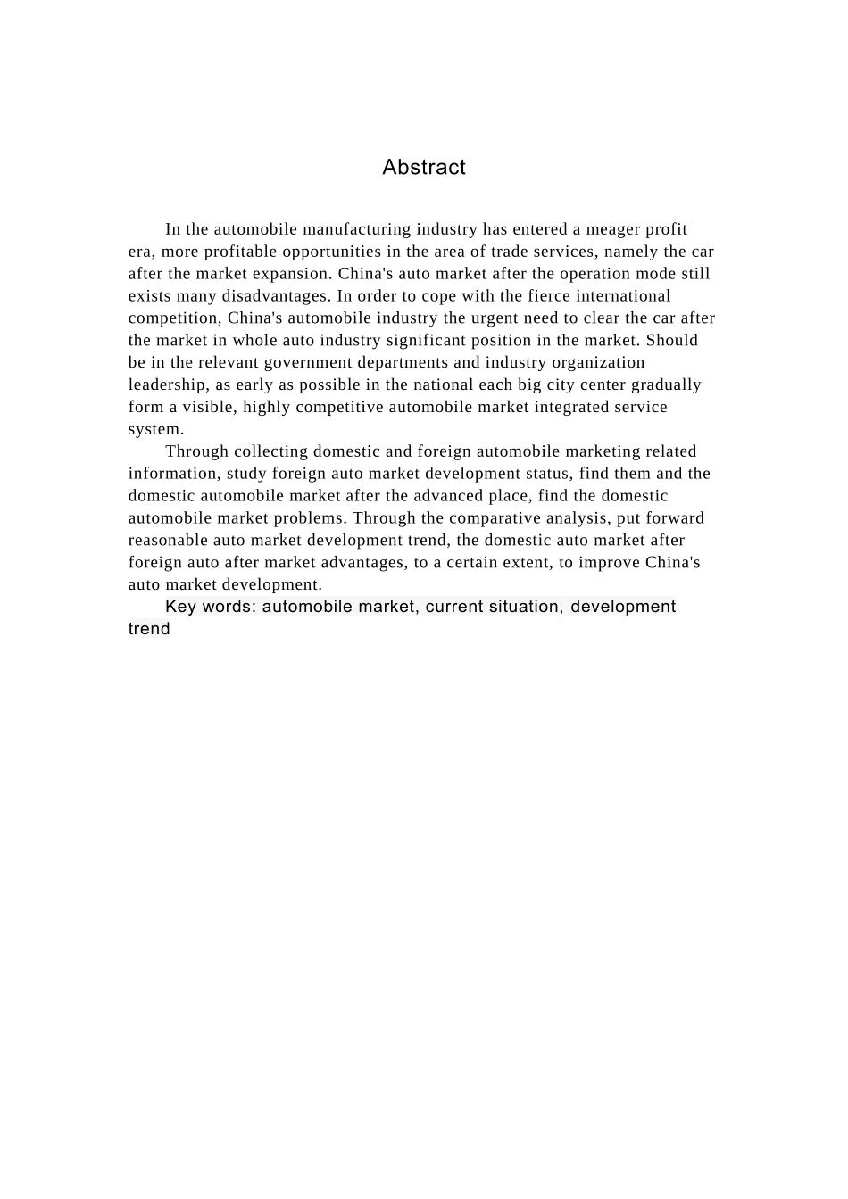 汽车后市场分析与发展趋势_第2页