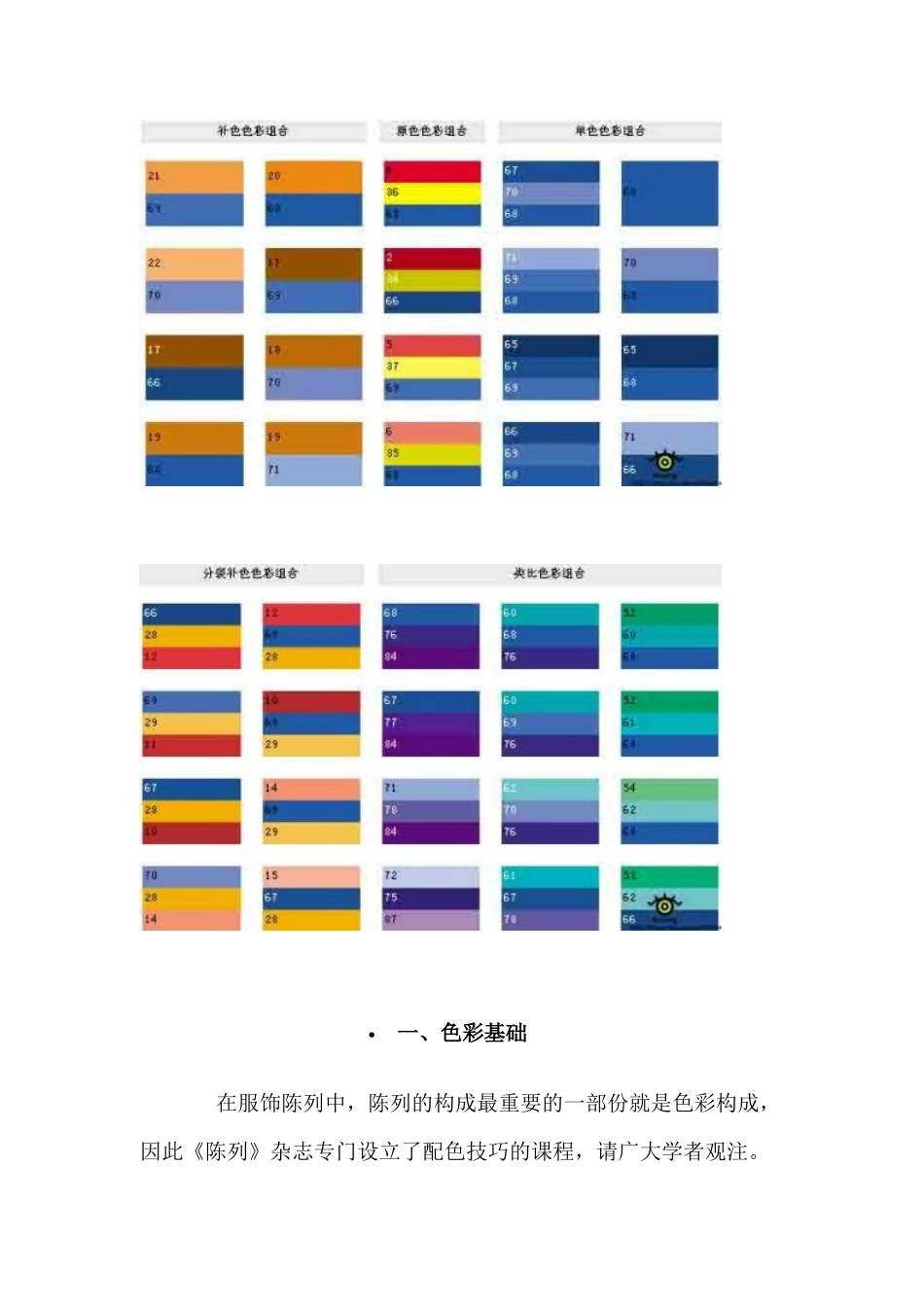 服装店铺陈列15种基本配色培训教材_第3页