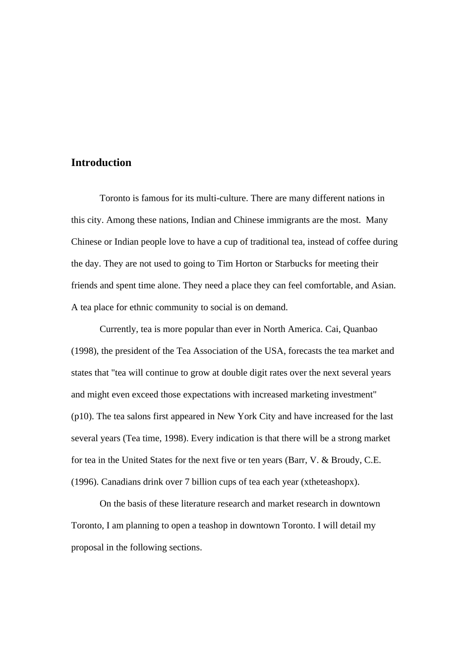 茶馆选址及营销计划(英文版_第2页