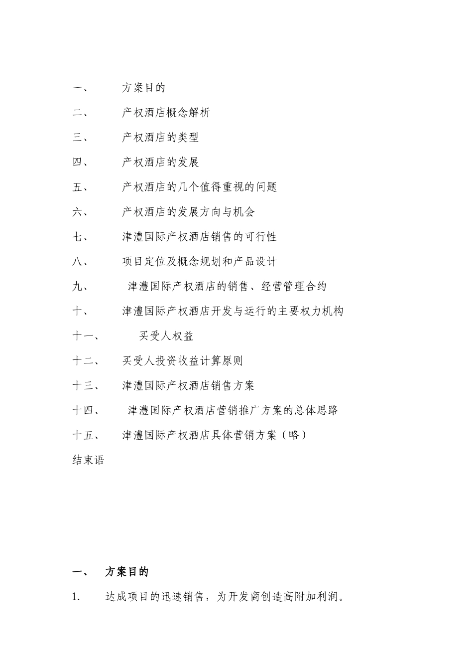 津澧国际产权酒店项目销售方案_第2页