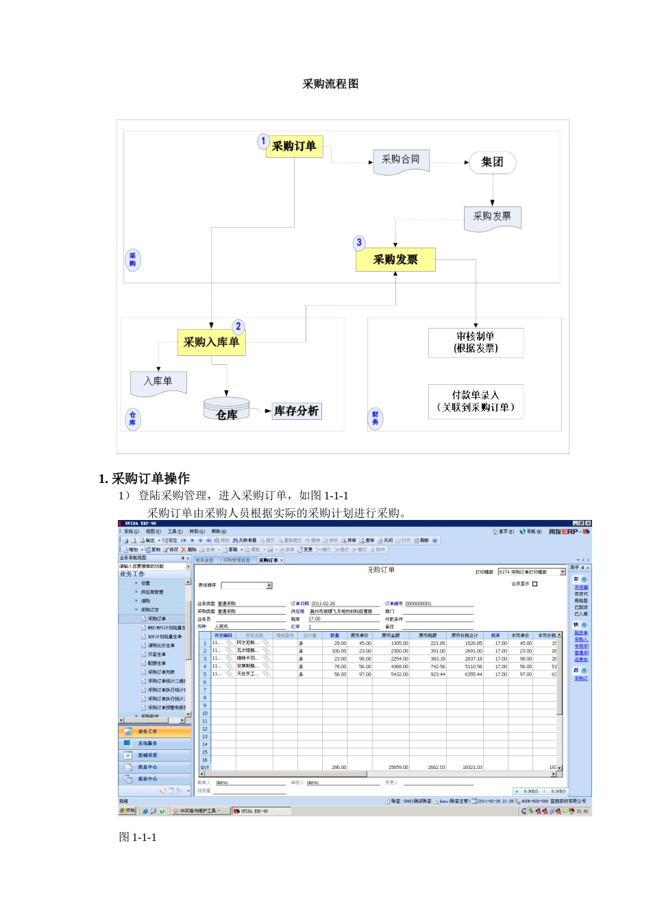 第二章 U8采购业务操作手册_第2页