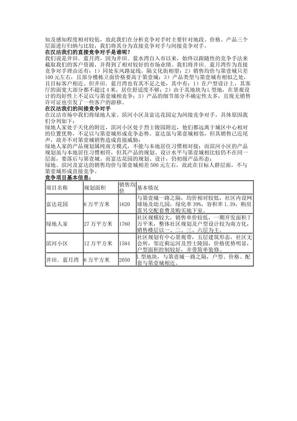 某楼盘营销策略方案_第3页