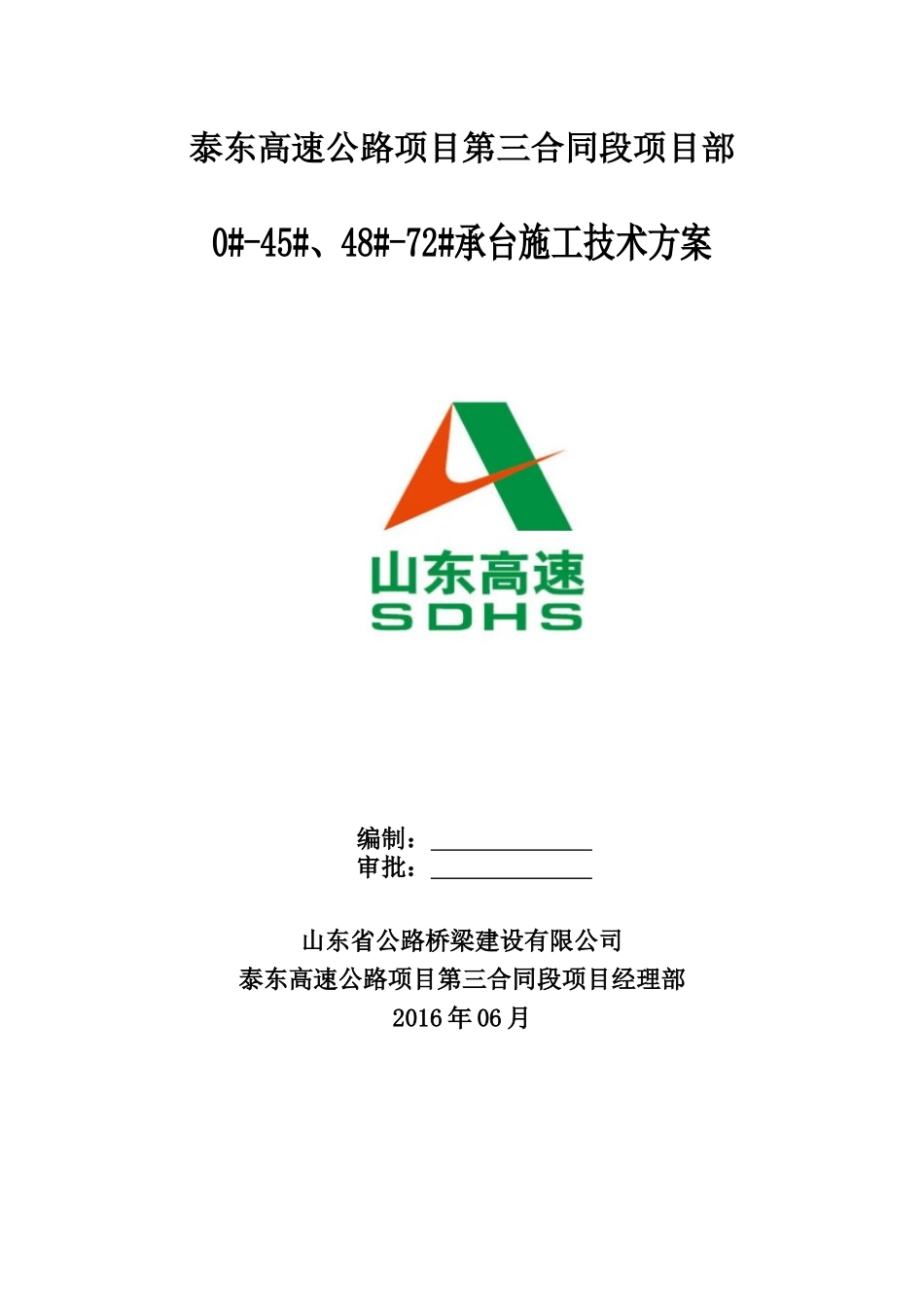 承台施工方案(定稿)_第1页