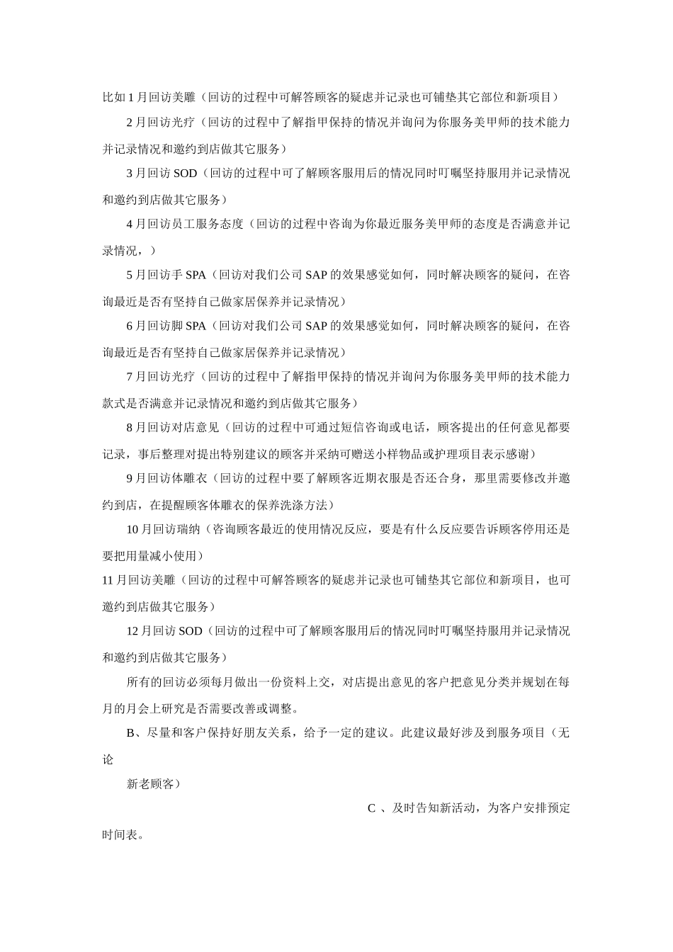 美容院改善营销策略执行方案_第3页