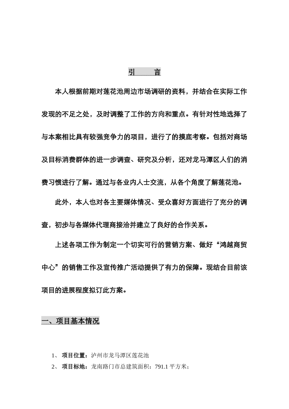 鸿越商贸中心项目营销推广策划案_第3页