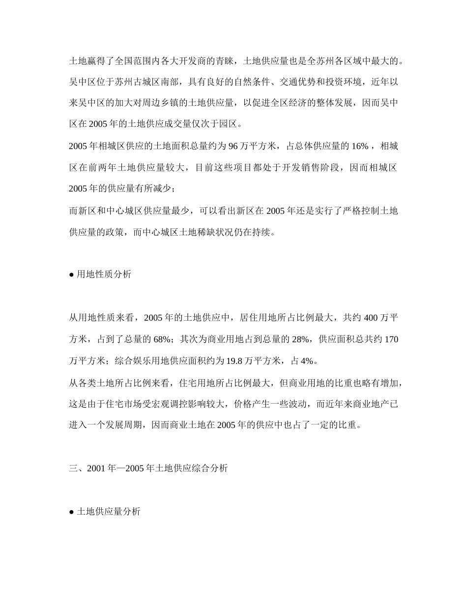 某某年苏州土地市场分析_第2页