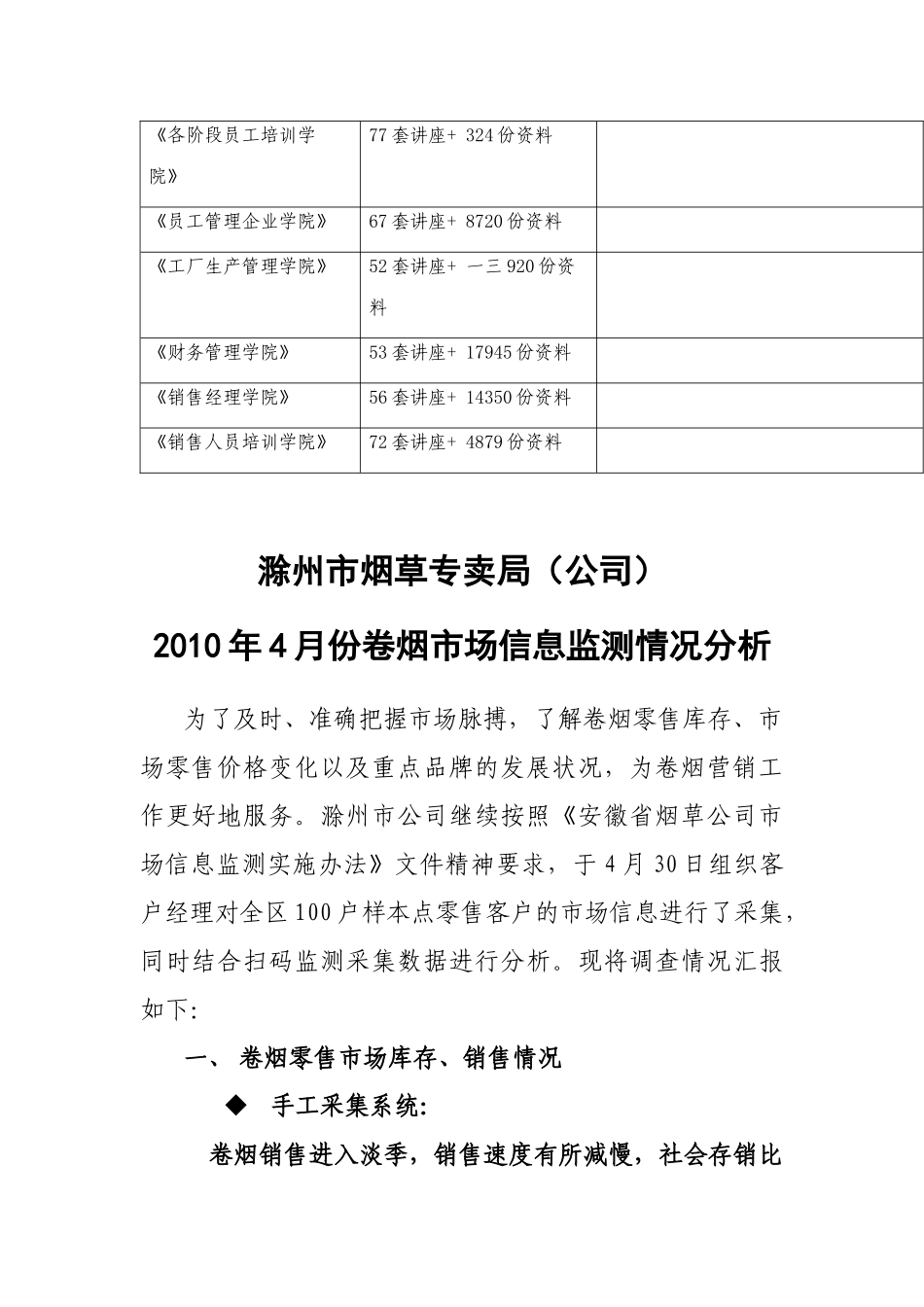 某烟草专卖局月份卷烟市场信息监测情况分析_第2页