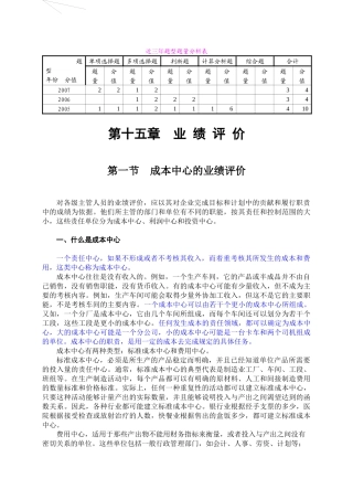 第15章业绩评价