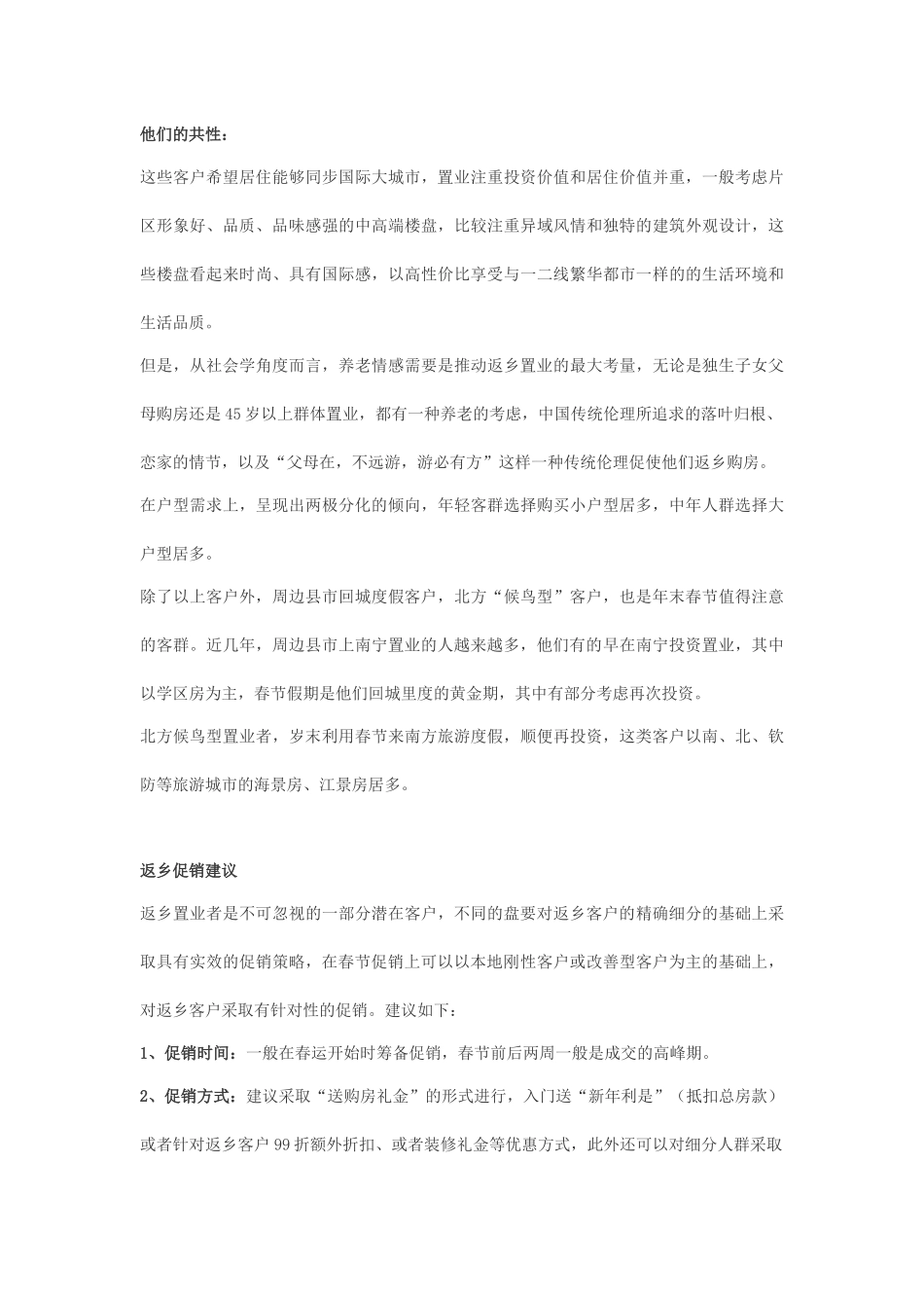 春节返乡置业洞察与促销攻略_第3页