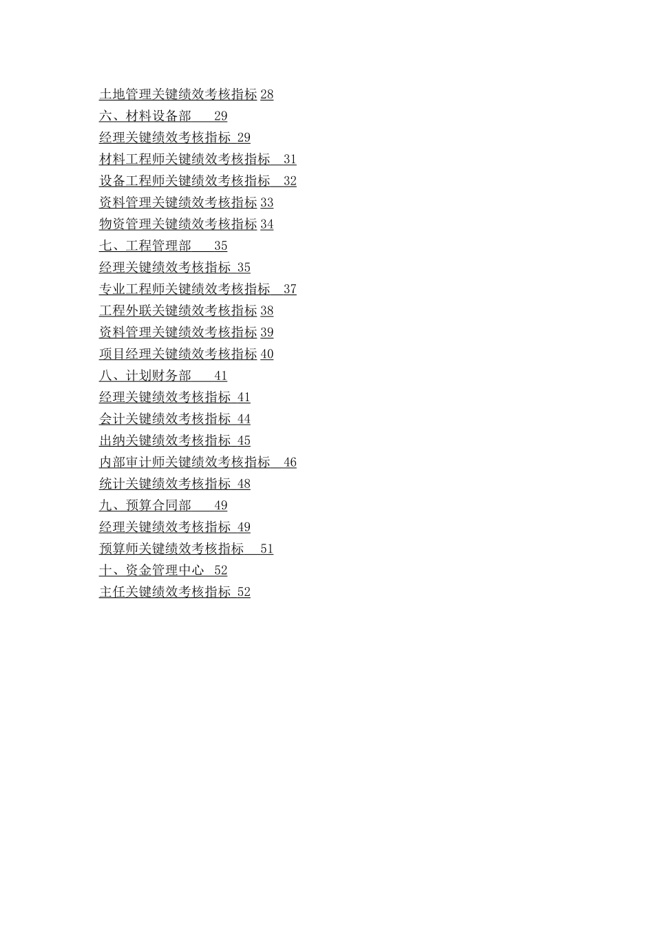房地产企业绩效考核指标库2_第2页