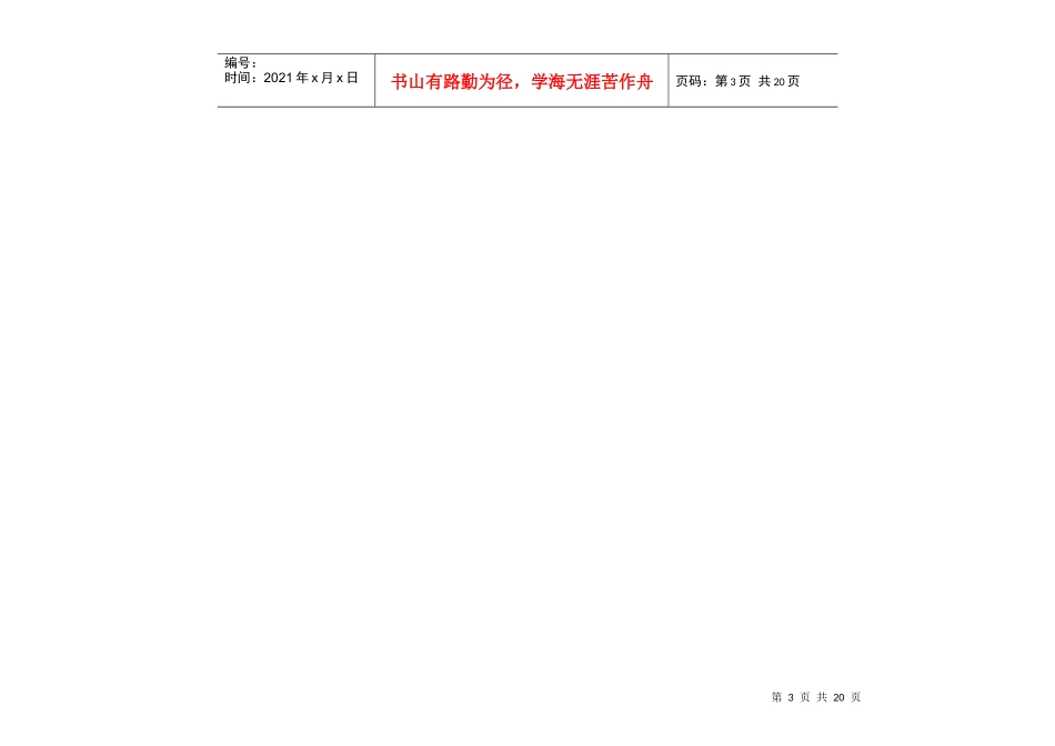 人力资源-202220项目管理检查考核评分表(项目)_第3页