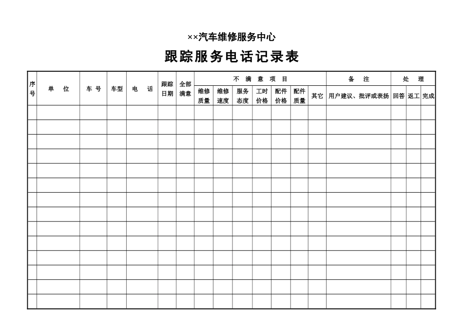 跟踪服务电话记录表_第1页