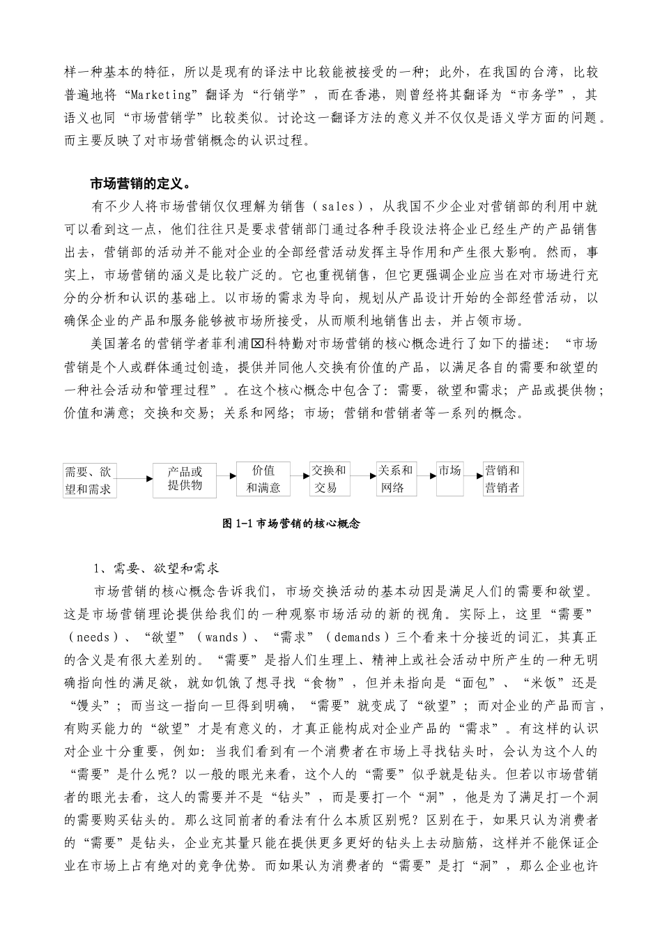 某公司营销管理金牌教程之市场营销概述_第2页
