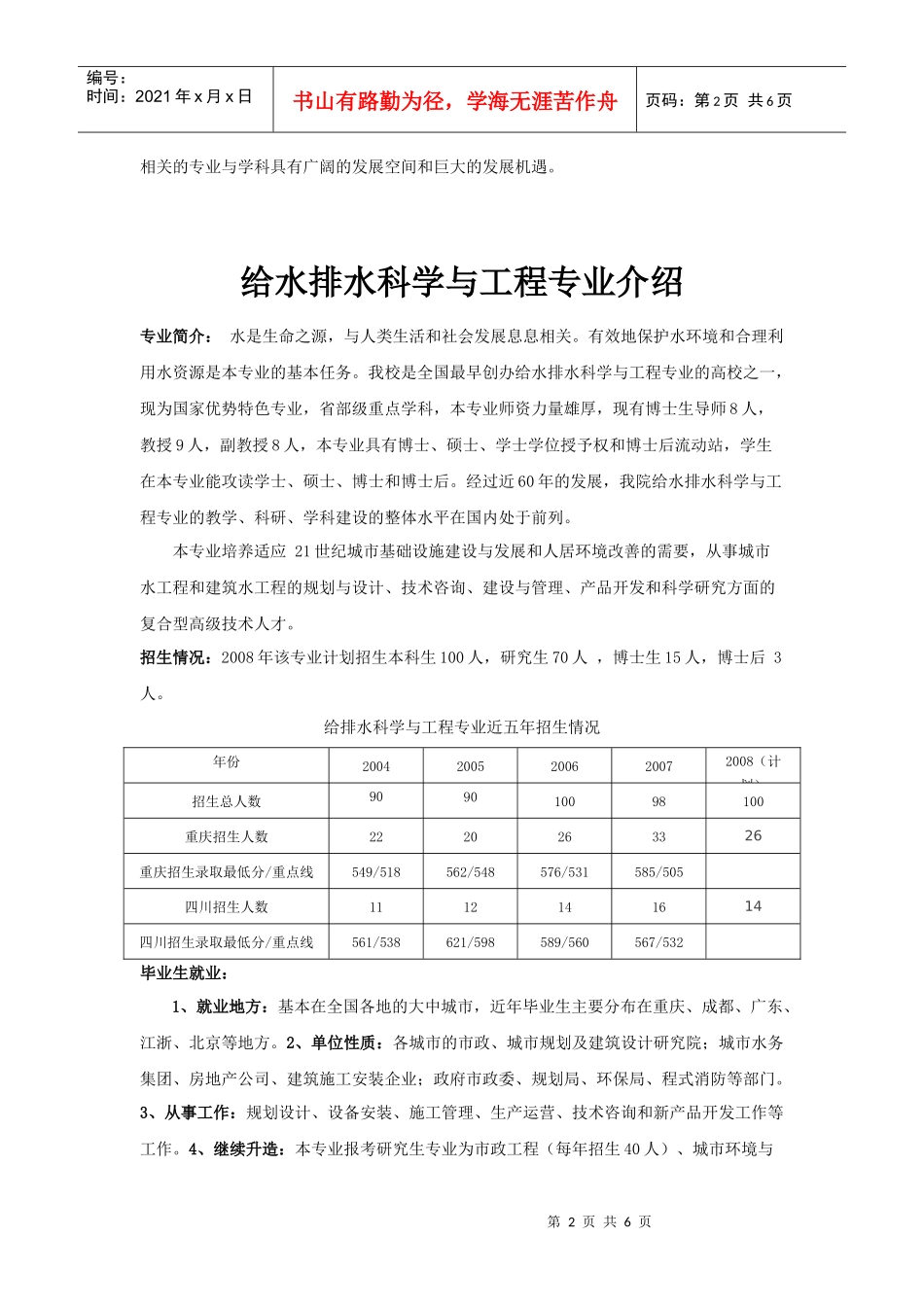 城市建设与环境工程学院概况_第2页