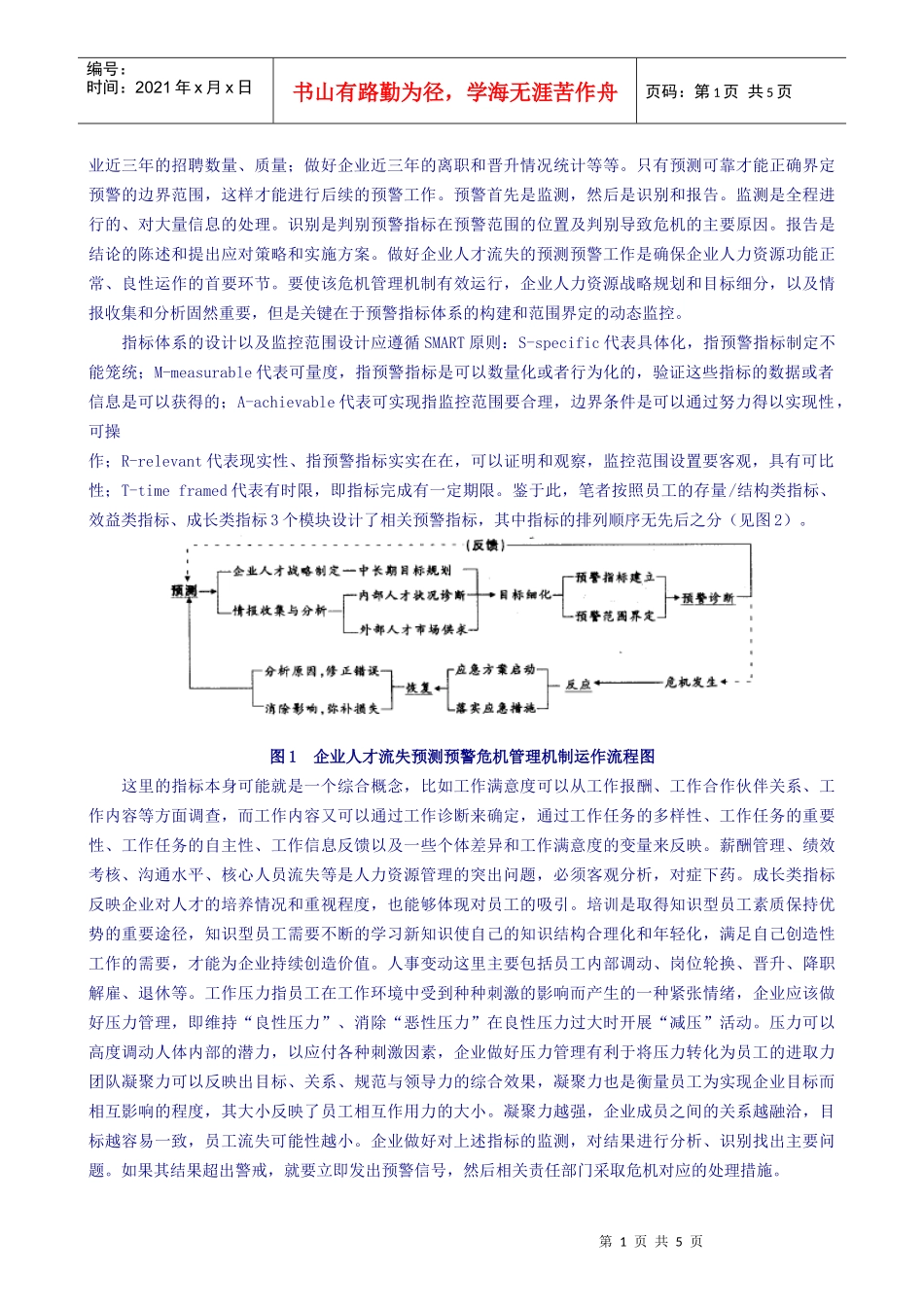 人才流失危机预测预警管理_第2页