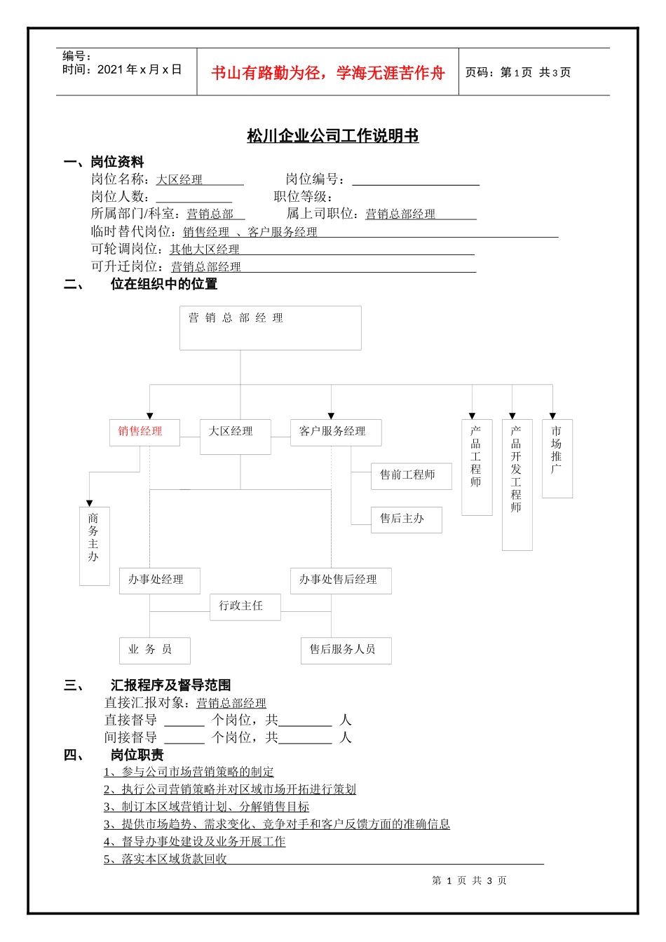 大区经理职务分析_第1页