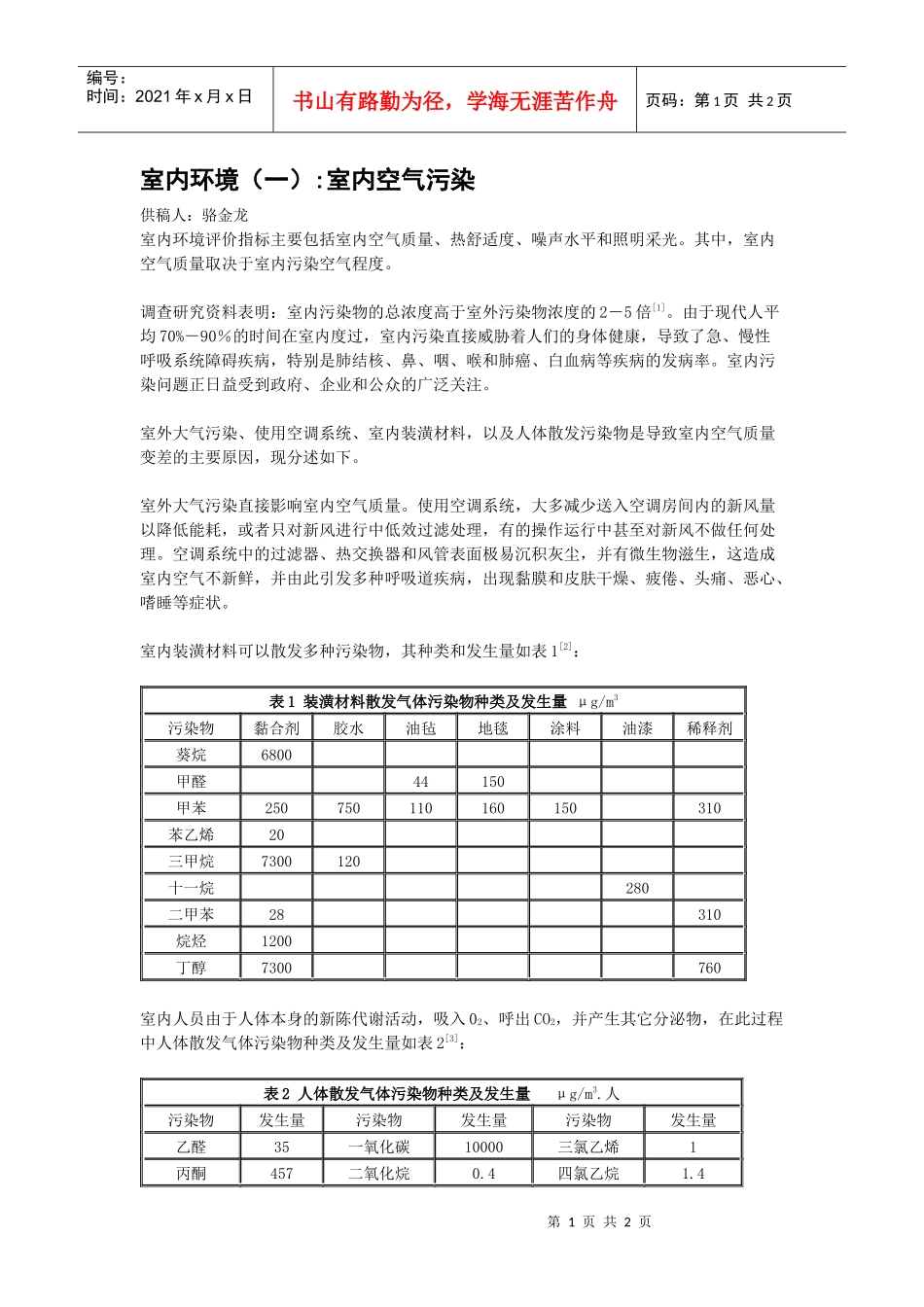 室内环境(一)室内空气污染0238_第1页