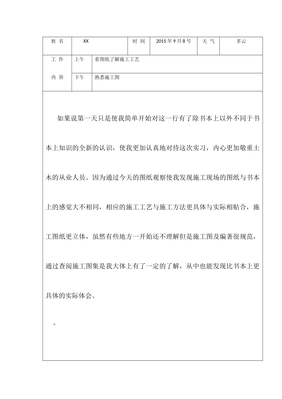 工程实习日志培训资料_第1页