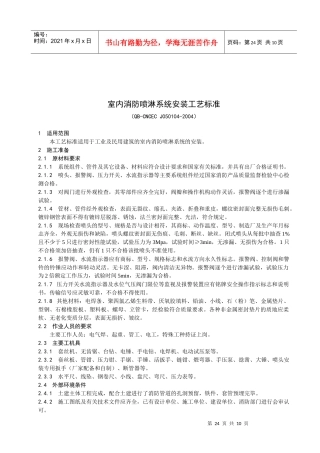 人力资源-202214室内消防喷淋