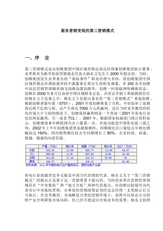 服务营销变现的第三营销模式(1)