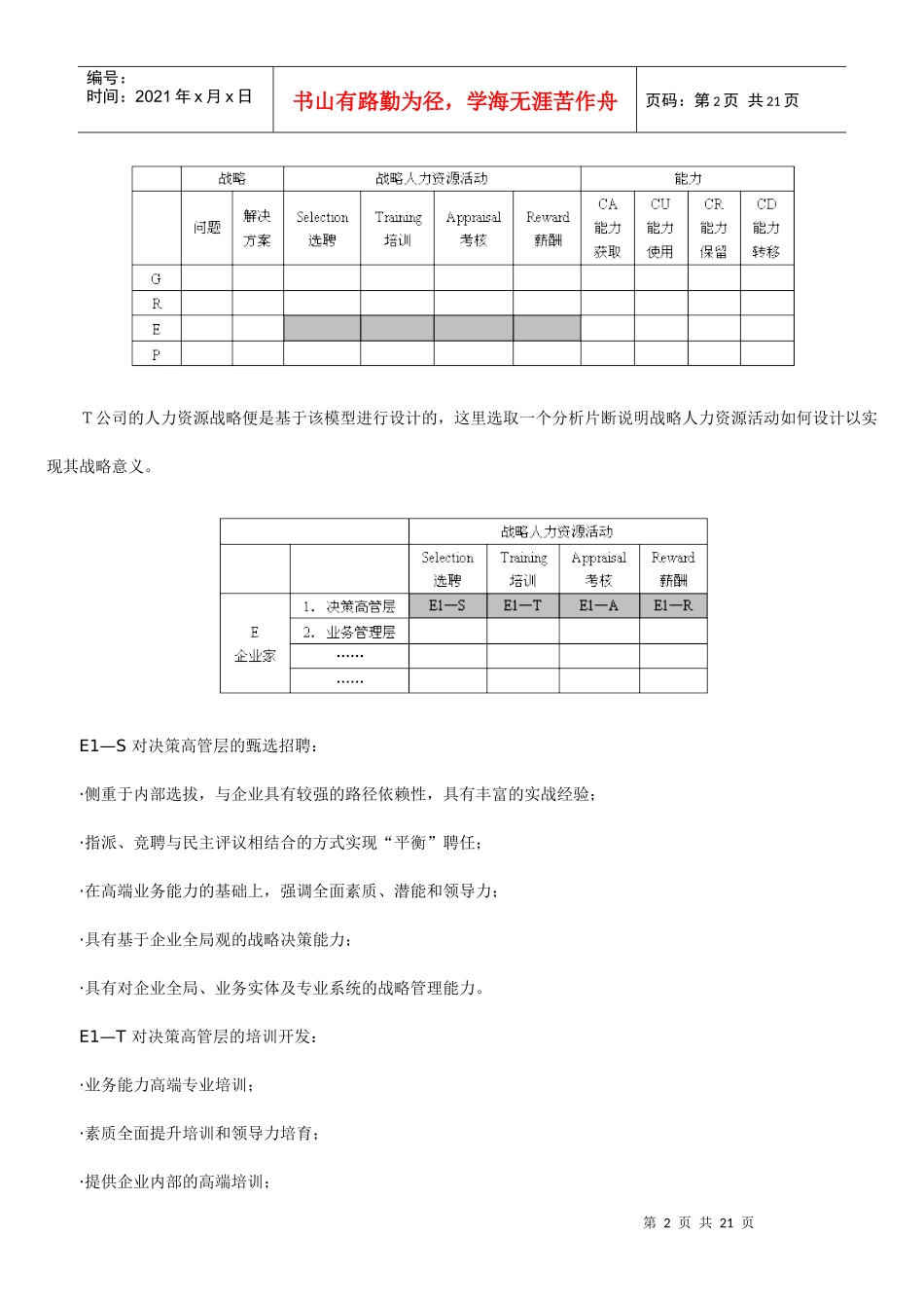 《人力资源战略规划》大师案例集_第2页