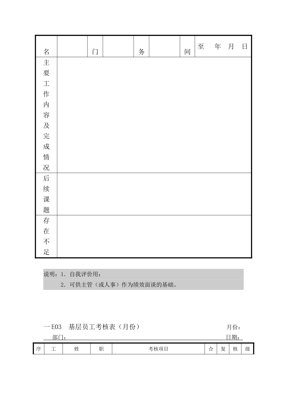员工薪资管理记录表格_第2页