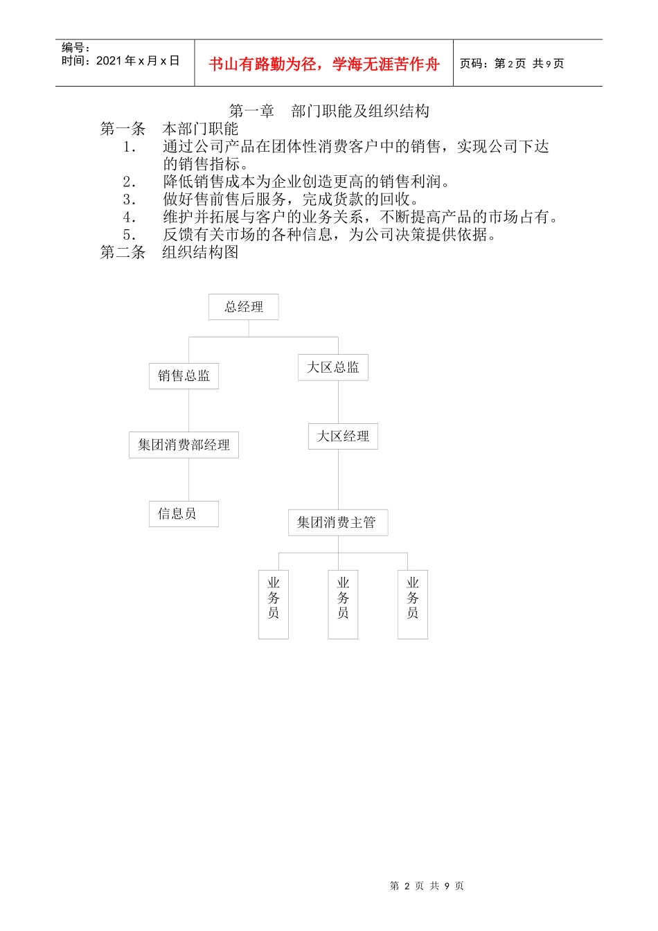XX集团消费部工作手册(1)_第2页