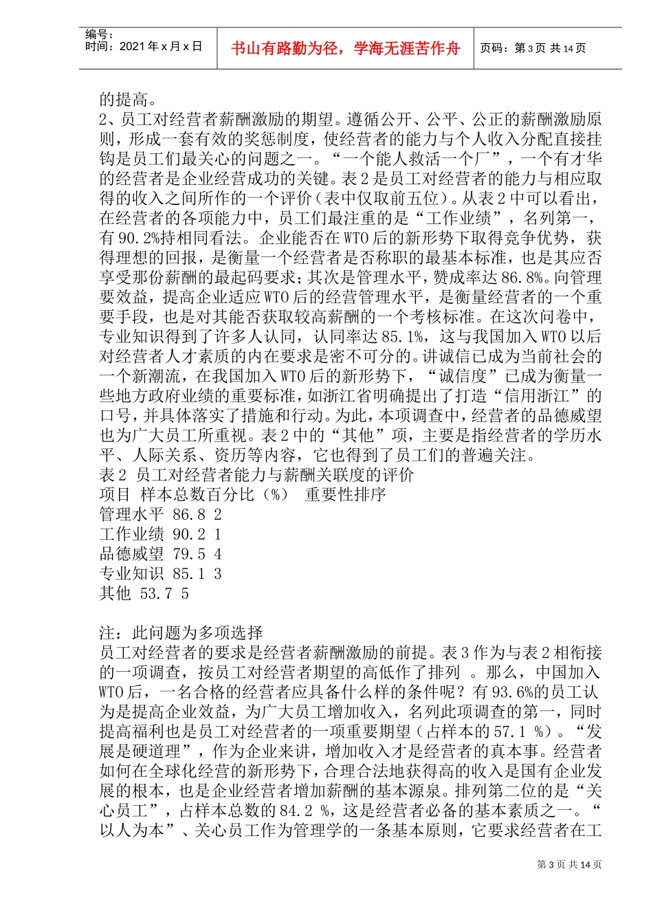 国企薪酬水平与激励机制构建分析_第3页