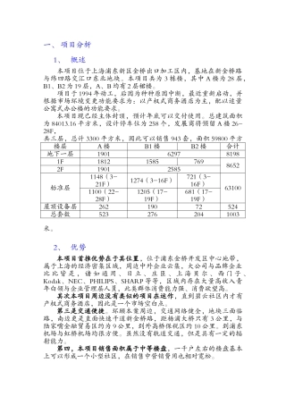 碧云中惠项目分析营销策划书