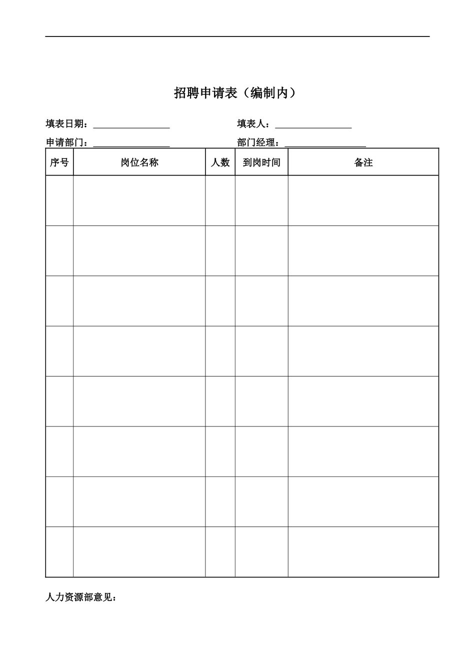 公司人事表格草案初稿_楚昙_第2页