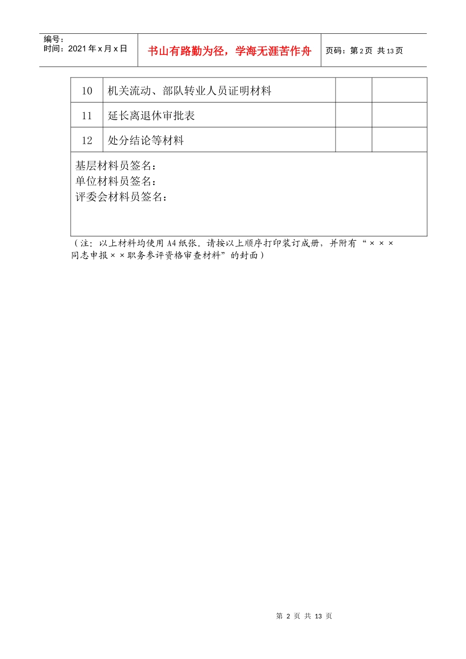 参评人员资格审查意见表_第2页