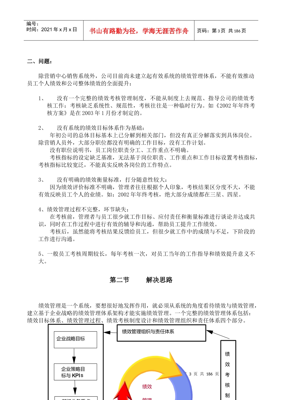 威尔公司绩效考核评价体系设计_第3页