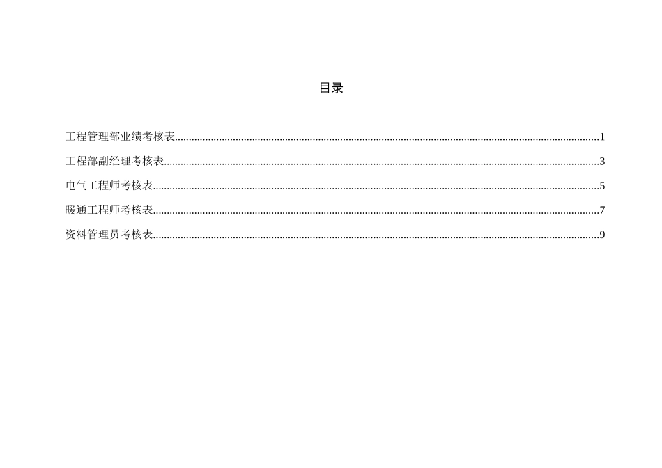 某咨询—某房地产工程管理部业绩考核表1216_第2页