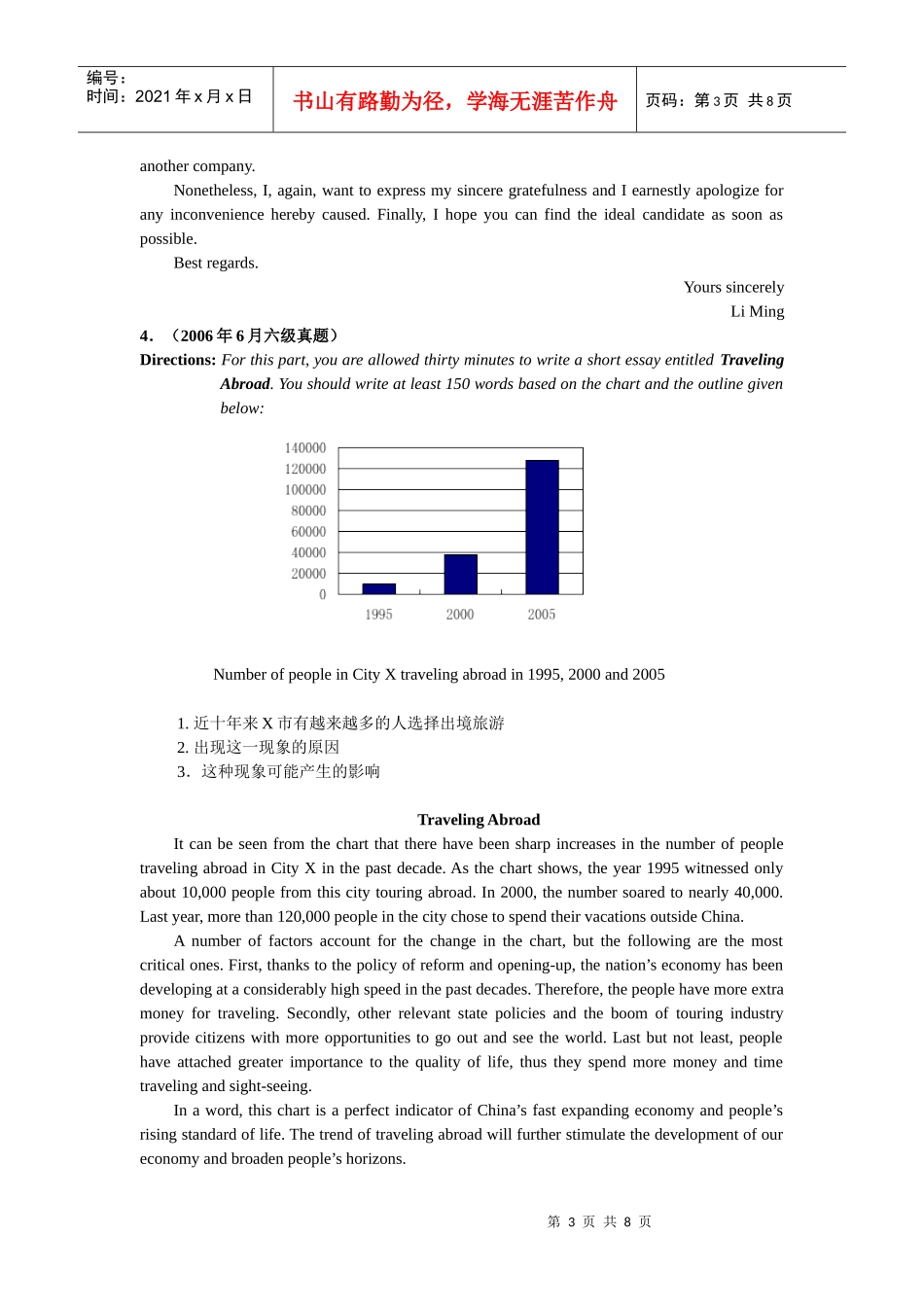 六级英语写作补充范例_第3页