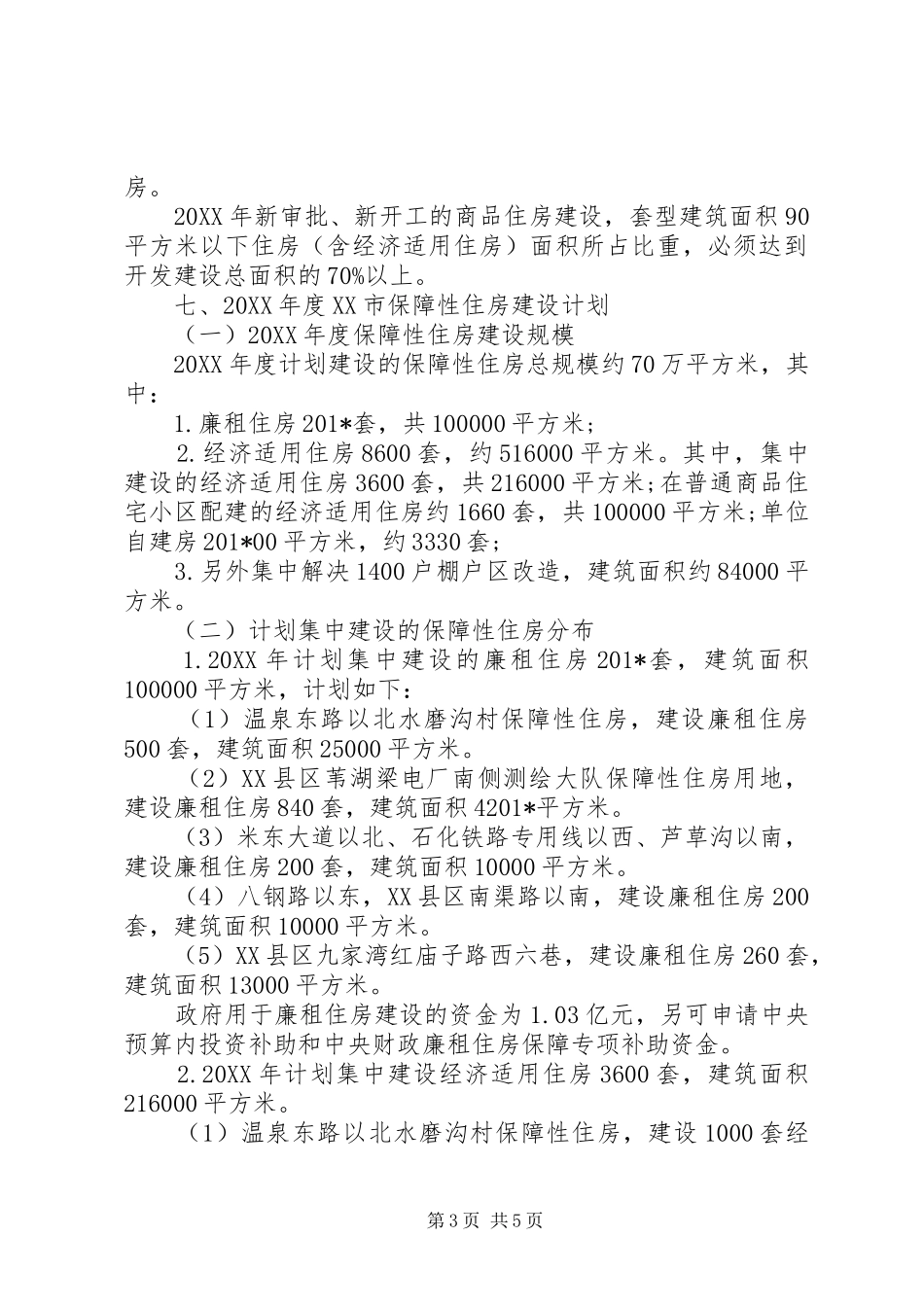 XX年促内需住房建设计划_第3页