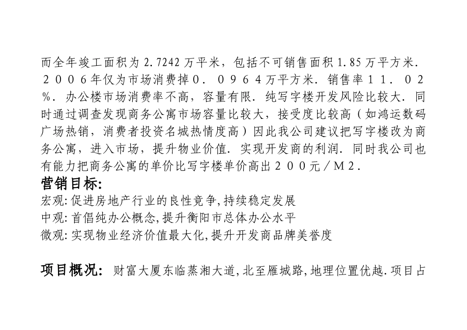 某大厦营销策划提案_第3页