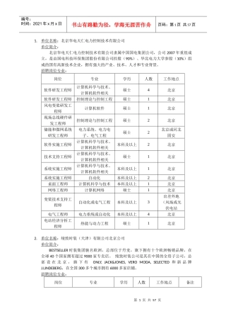 人力资源-202211月7日双选会公司简介及招聘需求(1)