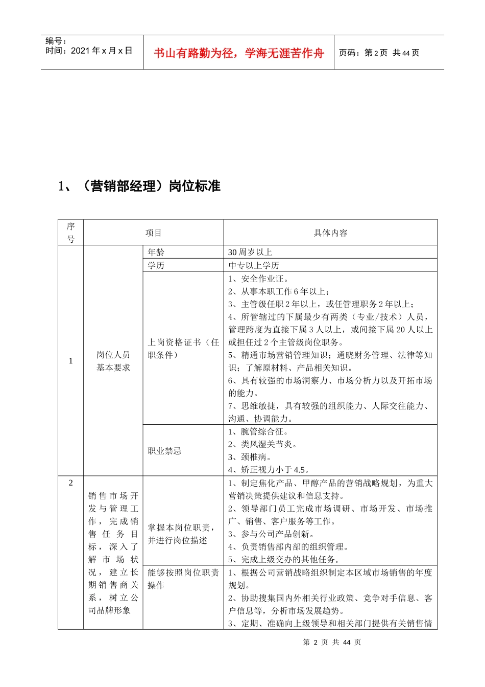 岗位标准营销部07_第2页
