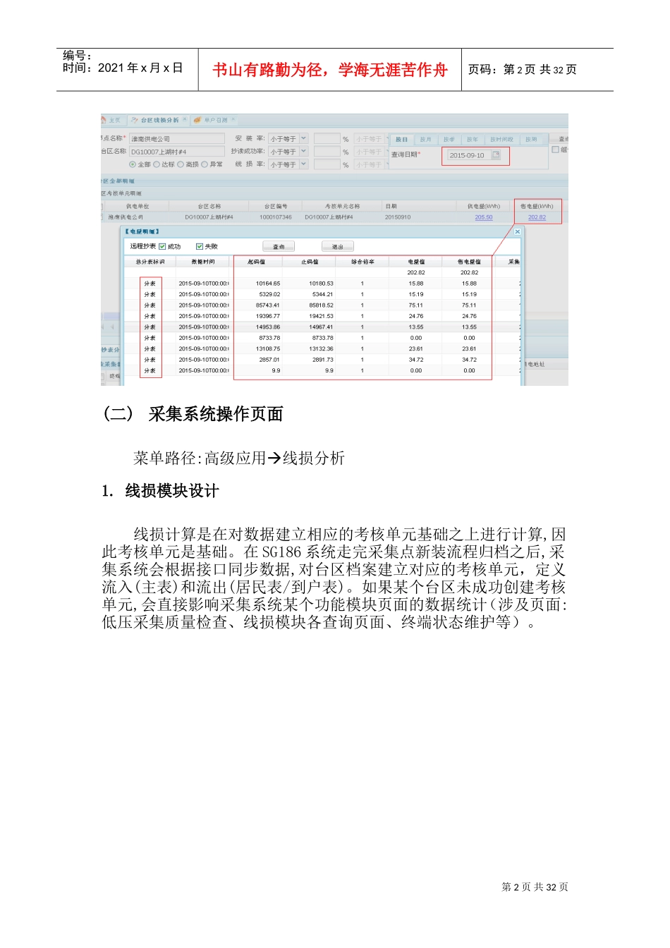 台区线损专公变采集成功率专题培训课件_第2页