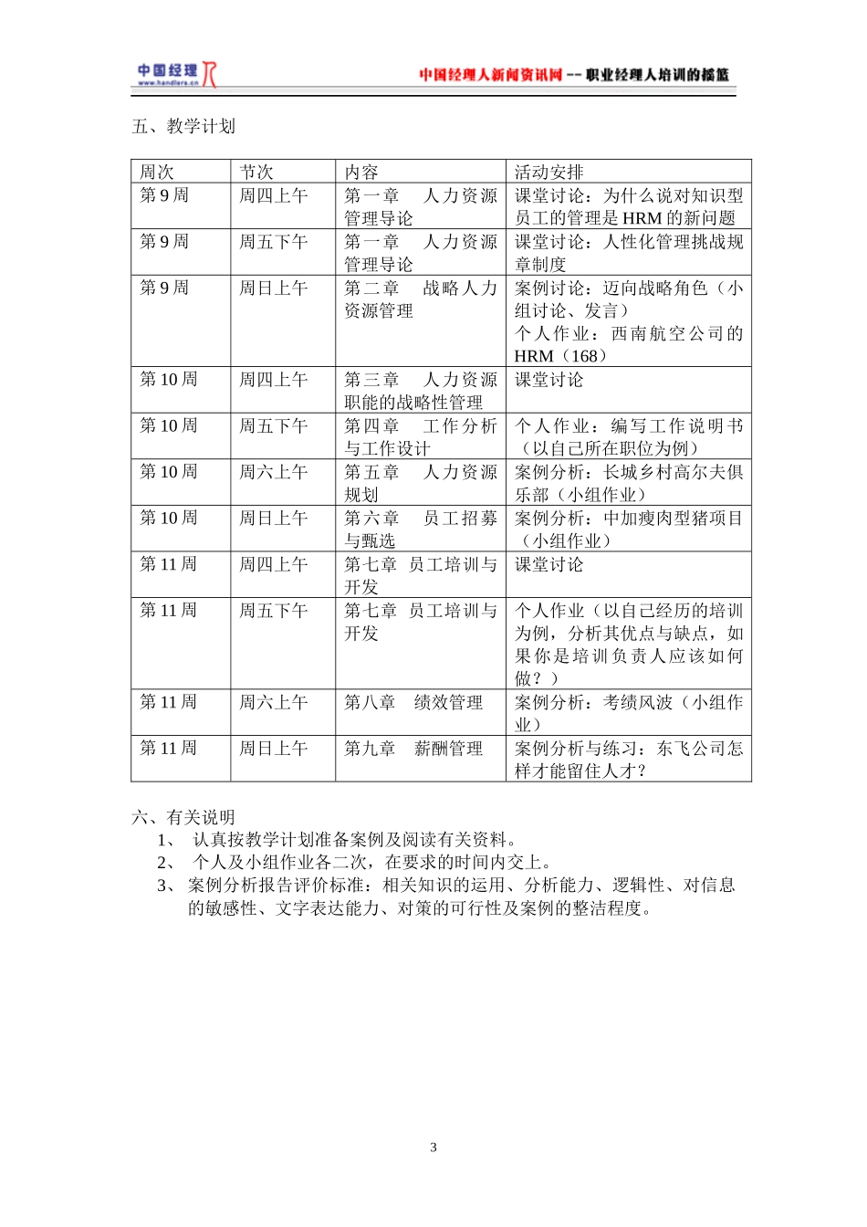 人力资源管理课程_第3页