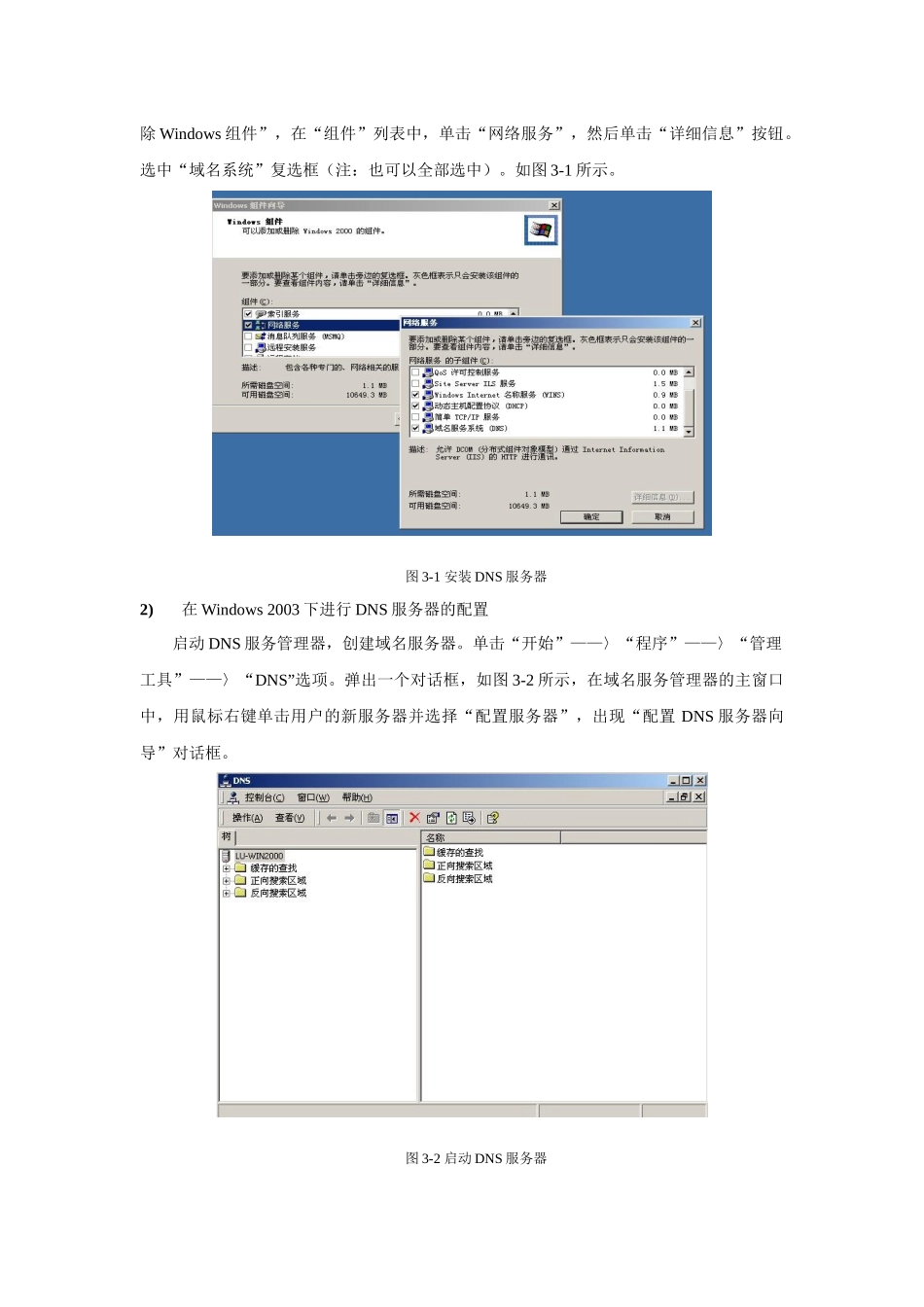 计算机网络常用服务器的安装与配置_第2页