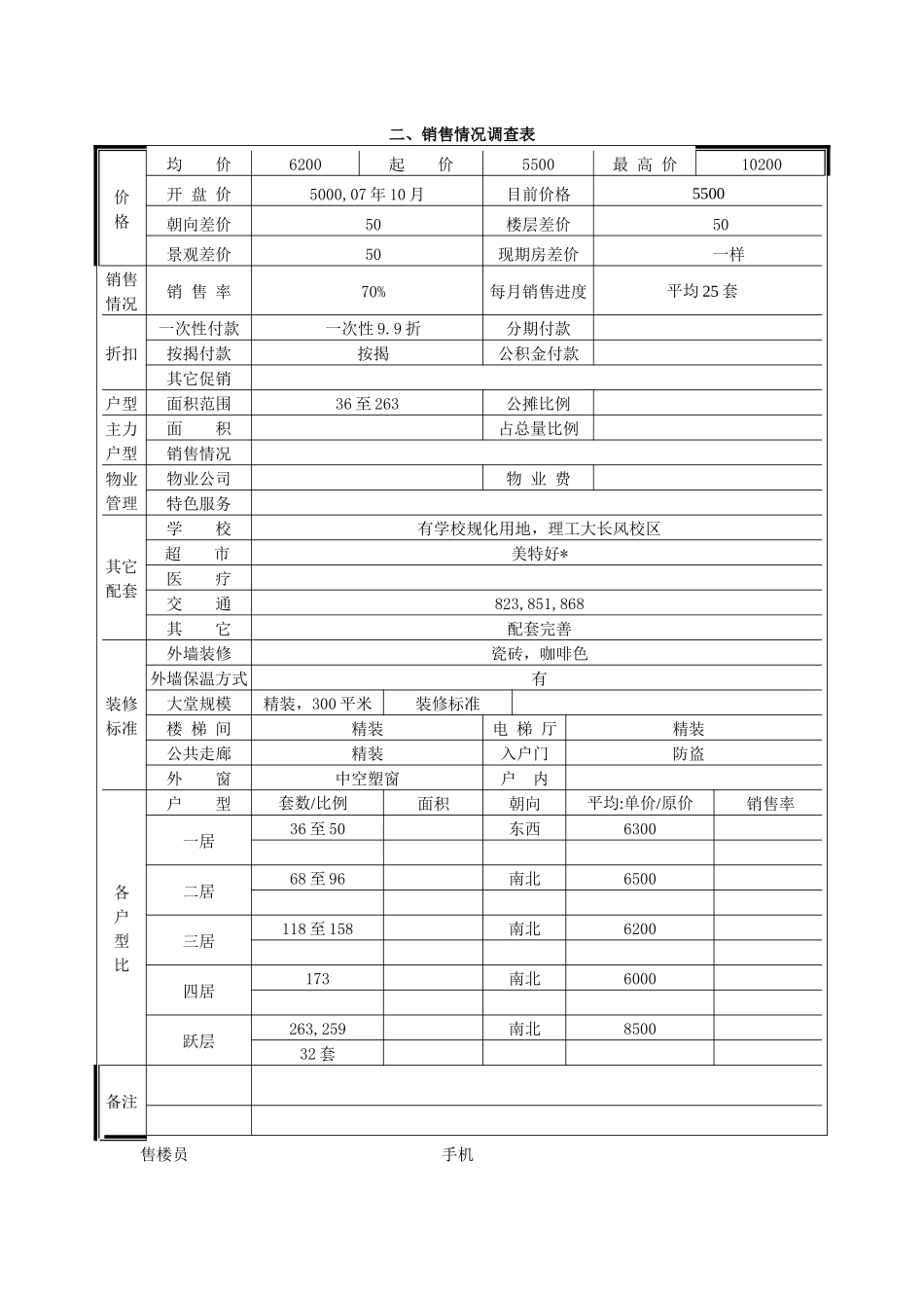 铂宫市场调查表_第2页