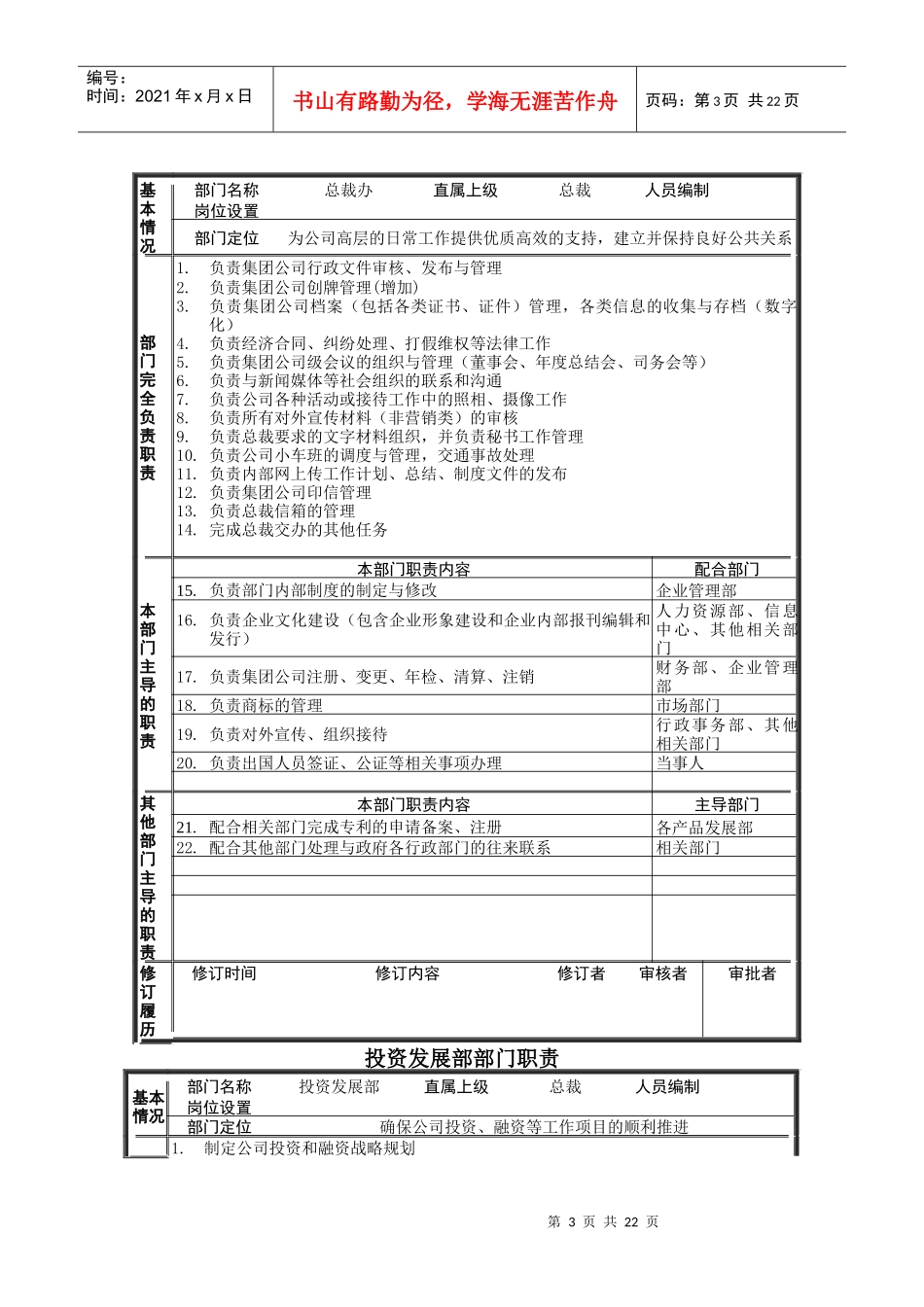 宁波贝发集团部门职责_第3页
