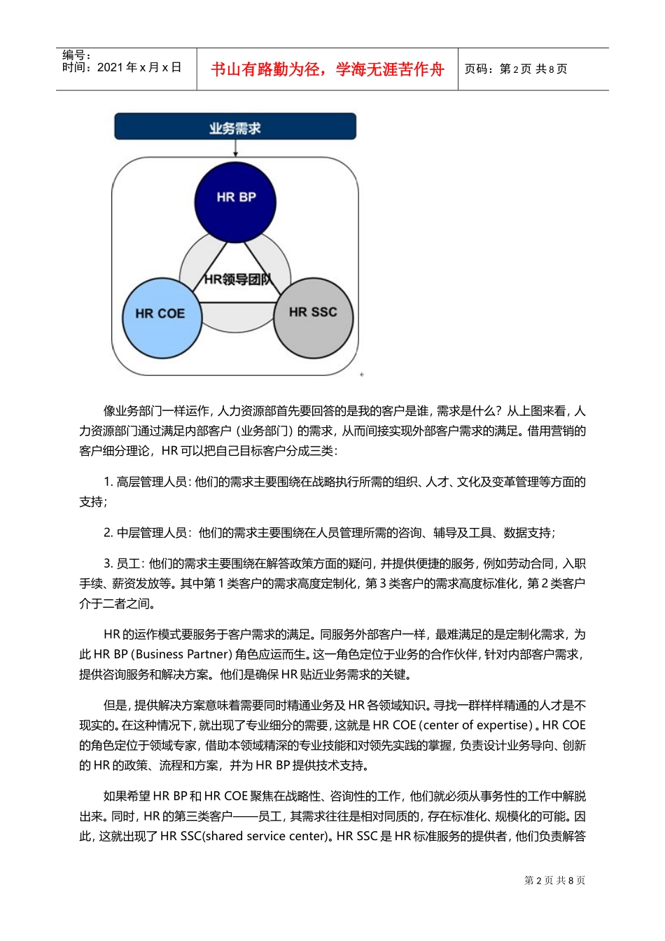 一篇文章读懂人力资源三大支柱体系_第2页