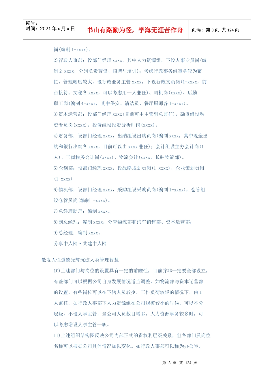 ××有限责任公司人力资源管理规划书_第3页