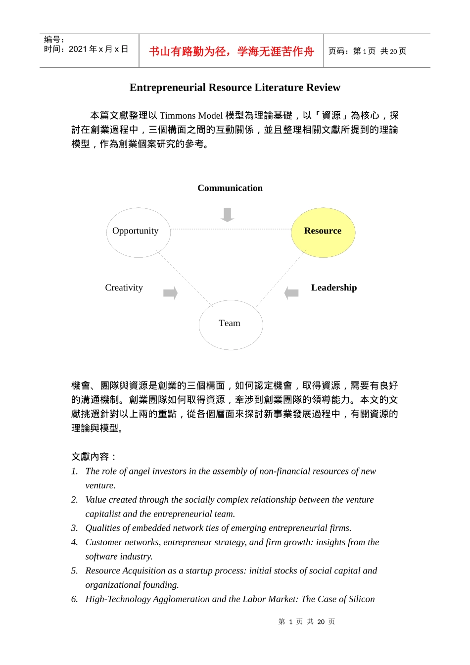 创业分析模型_第1页
