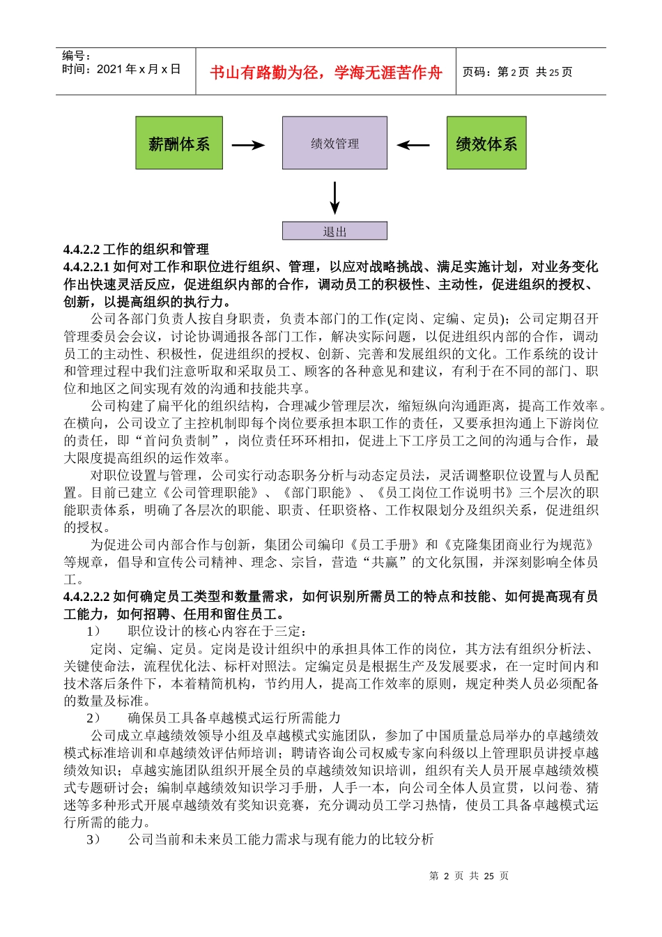 卓越绩效自评报告-人力资源_第2页