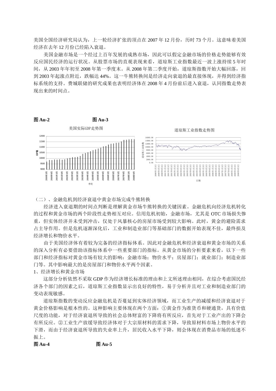 论基于金融危机的黄金市场分析_第3页